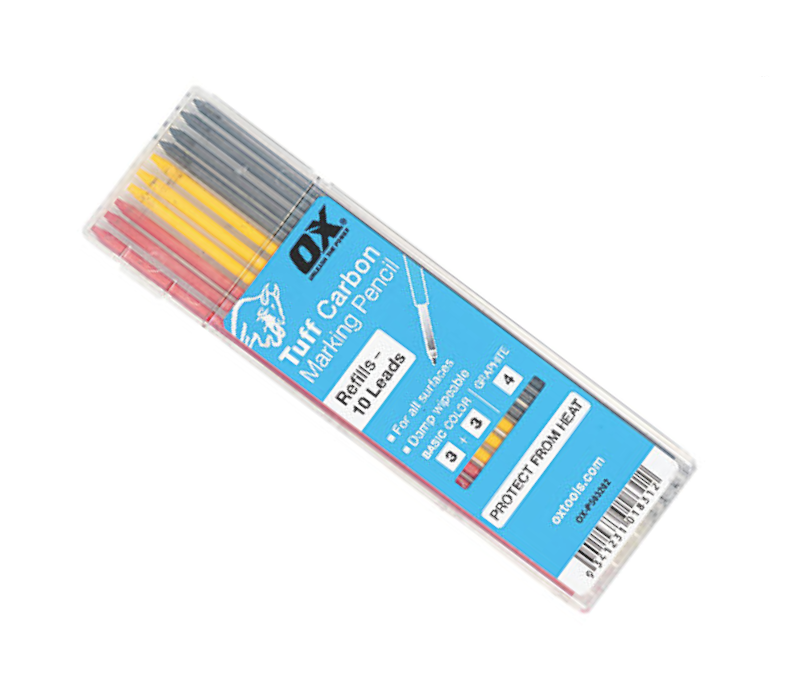 OX Tools Tuff Carbon Marking Auto Pencil, Graphite, Coloured Leads, Tile P503210