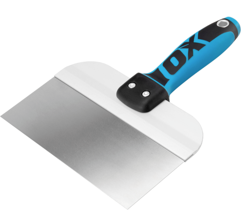 OX Stainless Steel Taping Knife | 8" 10" 12" | Pro Drywall Plastering Spatula