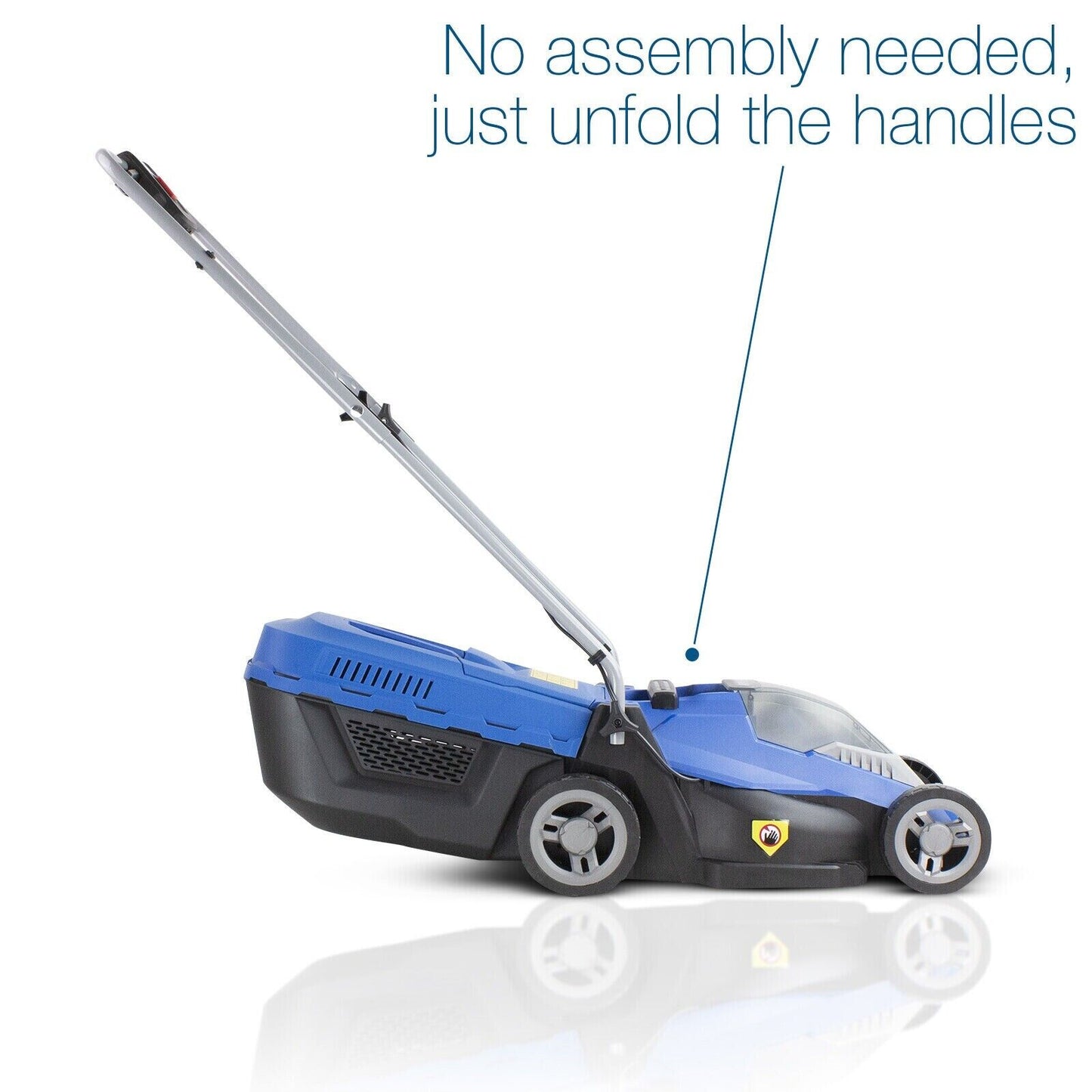 Hyundai 40V Cordless Roller, Mulching Lawnmower, Powerful 33cm - HYM40LI330P