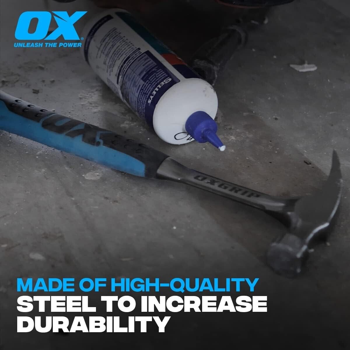 OX Tools Hammer Selection 16oz Fibreglass And 28oz Forged Steel Various Sizes