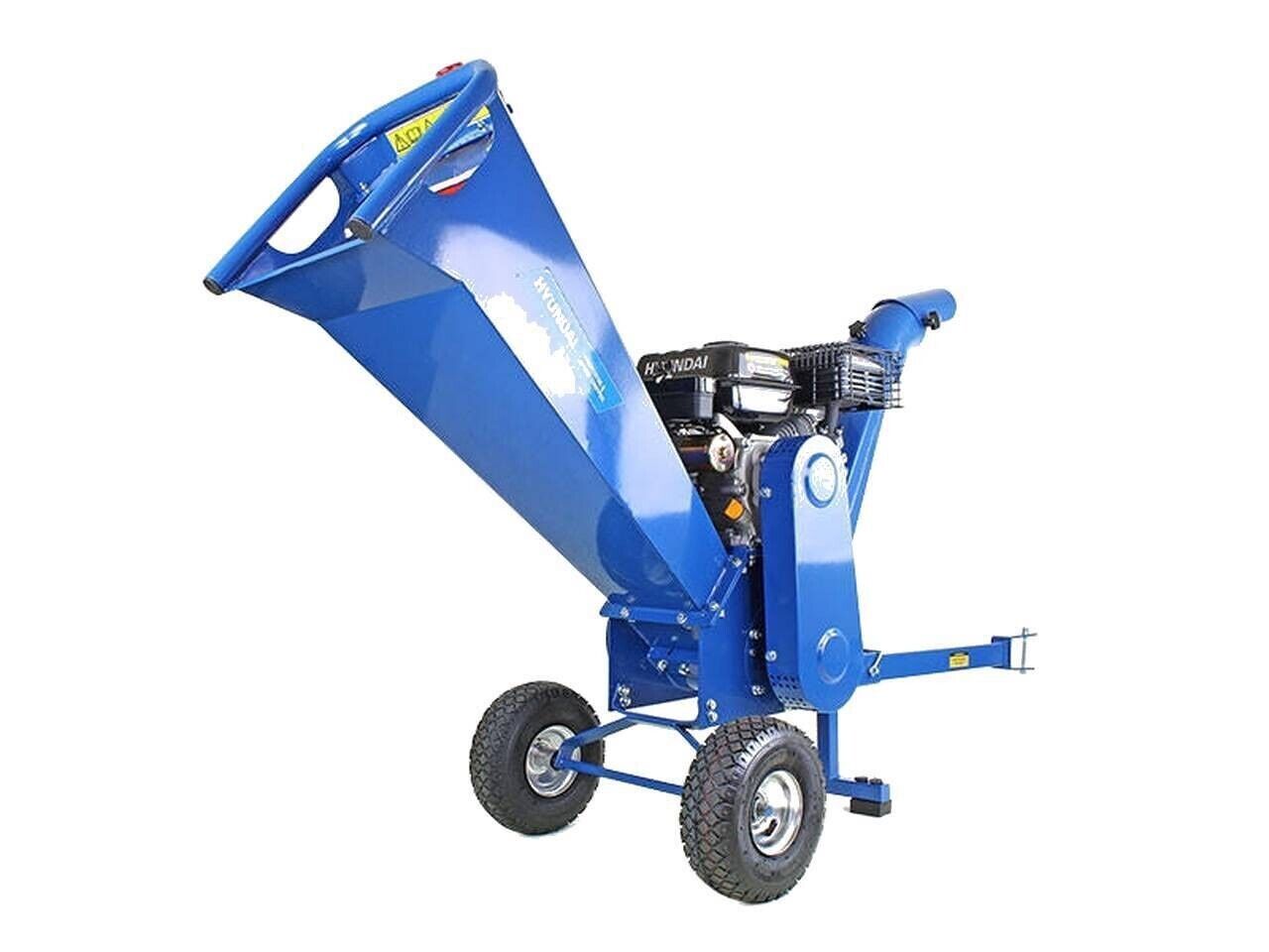 Hyundai HYCH7070E-2 Heavy Duty Electric Start Wood Chipper 4 Stroke Petrol 7hp