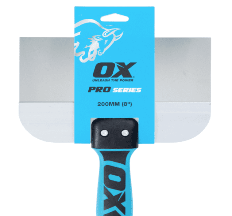 OX Stainless Steel Taping Knife | 8" 10" 12" | Pro Drywall Plastering Spatula