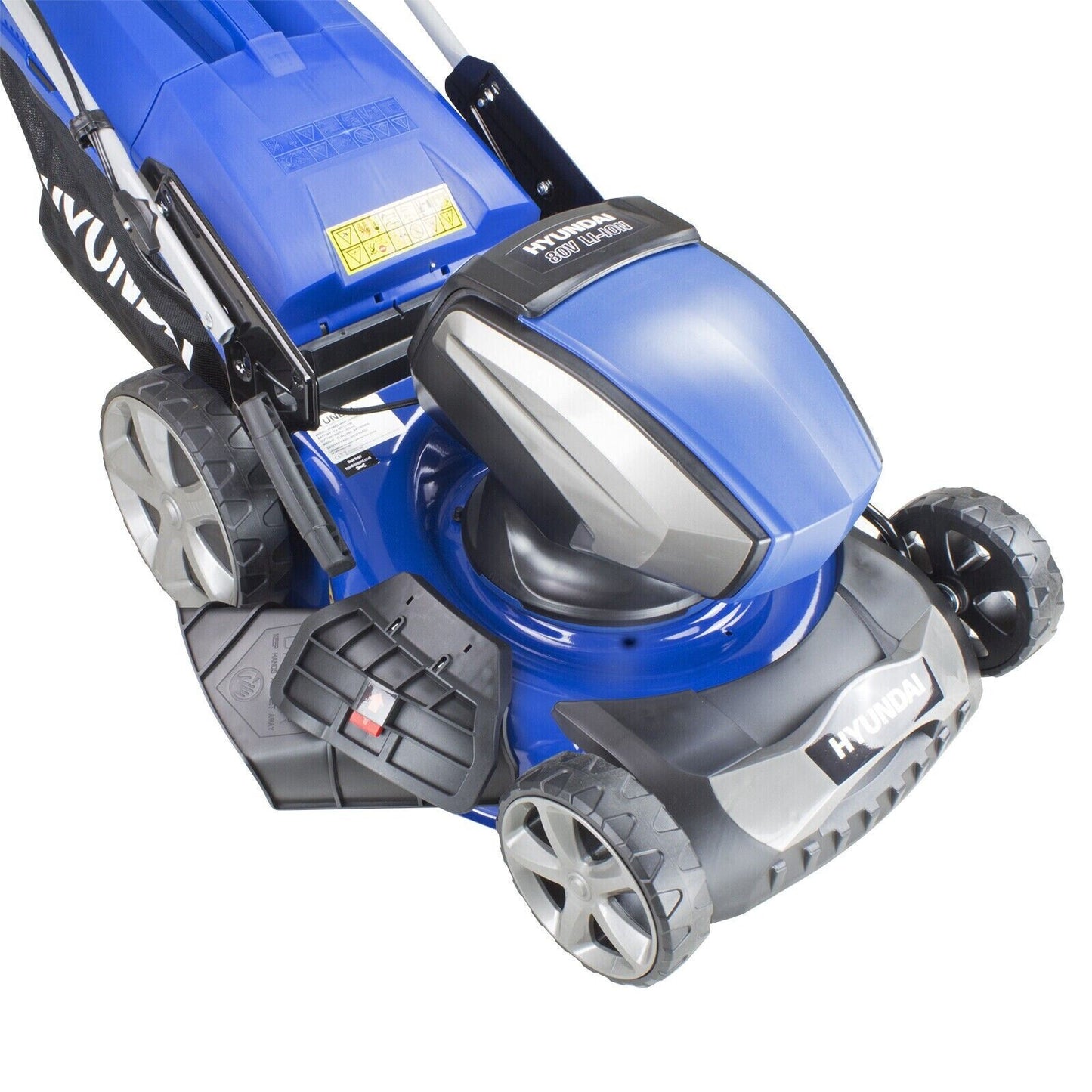 Hyundai Cordless Lawnmower 80V Li-ion Battery Lawn Mower 45cm 18" Cut HYM80Li460