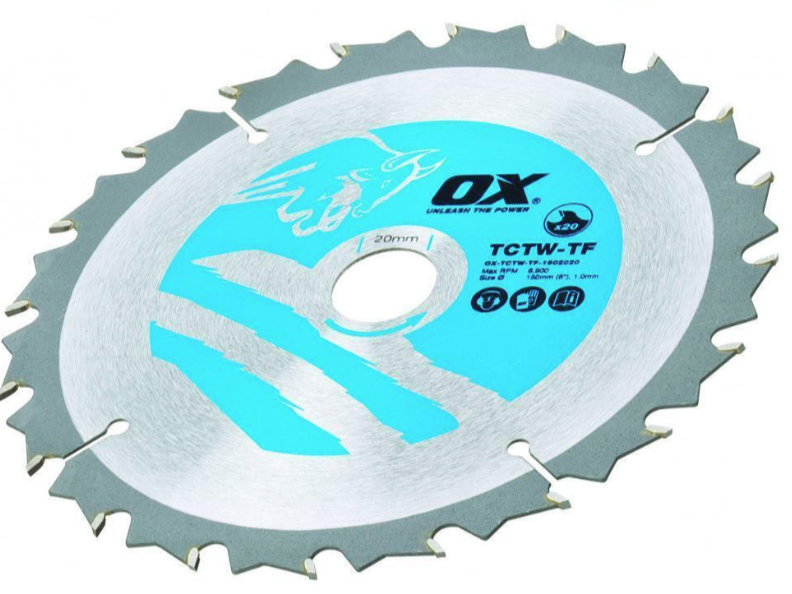 OX Circular Saw Blades 160mm - 355mm Wood, Aluminium, Plastic, Laminate, Metal