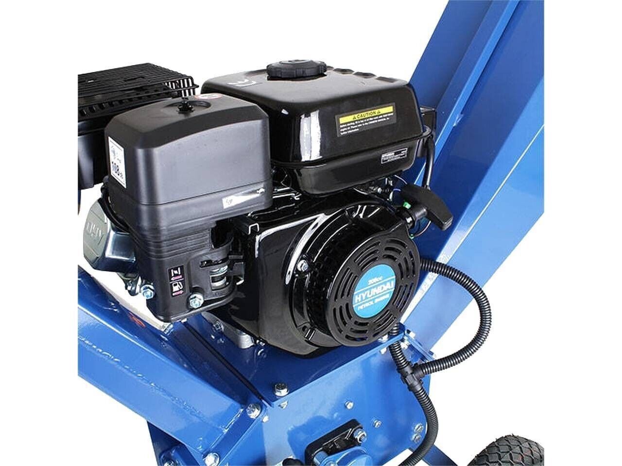 Hyundai HYCH7070E-2 Heavy Duty Electric Start Wood Chipper 4 Stroke Petrol 7hp