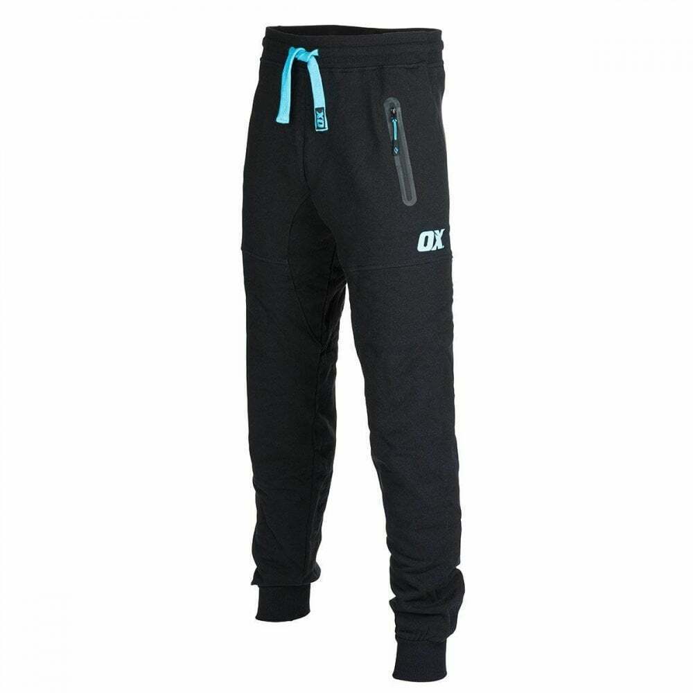 OX Jogging Bottoms W5508 Regular Black Or Grey Tracksuit Trade Workwear 32"-40"