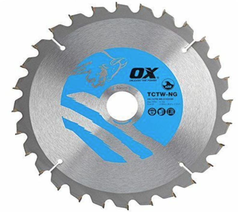 OX Circular Saw Blades 160mm - 355mm Wood, Aluminium, Plastic, Laminate, Metal