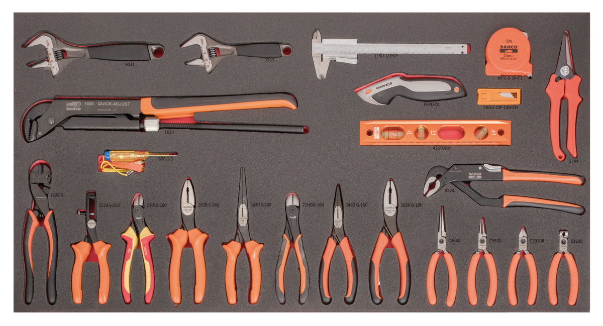 Bahco BAHMONSTER Tool Trolley General Purpose Tool Kit - 758 Pieces