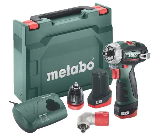 Metabo PMBS12QC PowerMaxx BS BL Q Brushless Drill/Screwdriver 12V 2 x 2.0Ah Li-ion