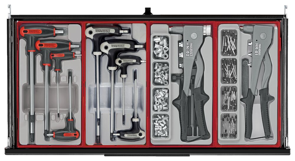 Teng Tools TKS26B1033T 26" PRO35™ Mega Master Tool Kit 1033 Pieces Black
