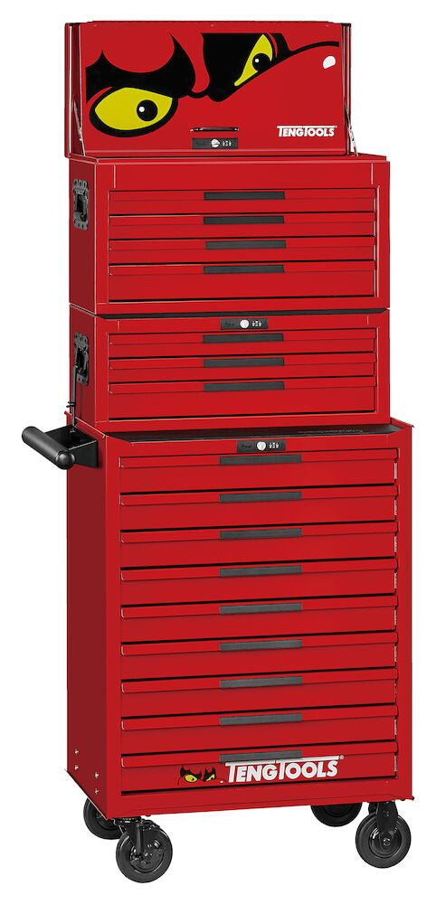 Teng Tools TKS26R1033T 26" PRO35™ Mega Master Tool Kit 1033 Pieces Red