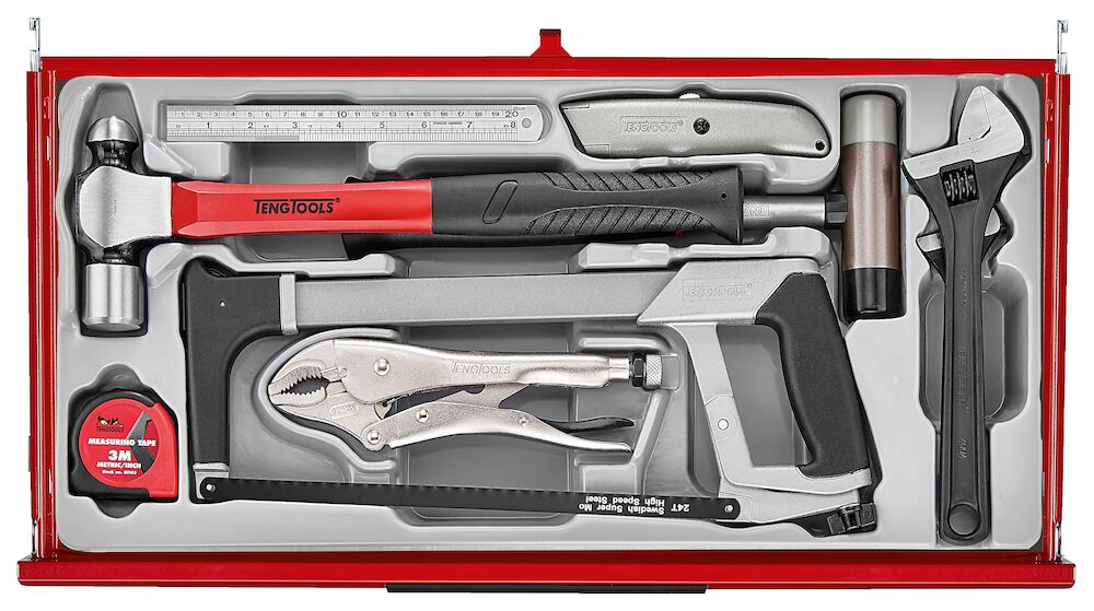 Teng Tools TKS26R1033T 26" PRO35™ Mega Master Tool Kit 1033 Pieces Red