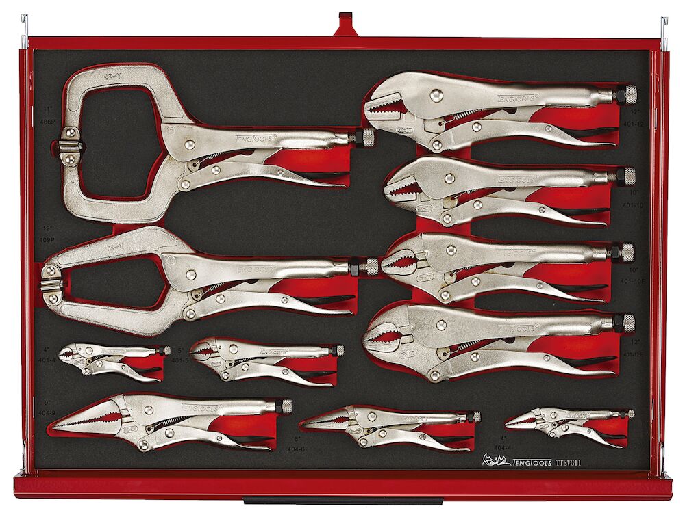 Teng TKS26R528F 26" PRO35™ Stack FOAM Tool Kit 528 Pieces Red