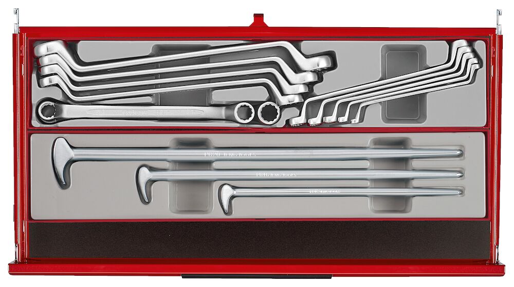 Teng Tools TKS26R753T 26" PRO35™ Roller Cabinet Tool Kit 753 Pieces Red