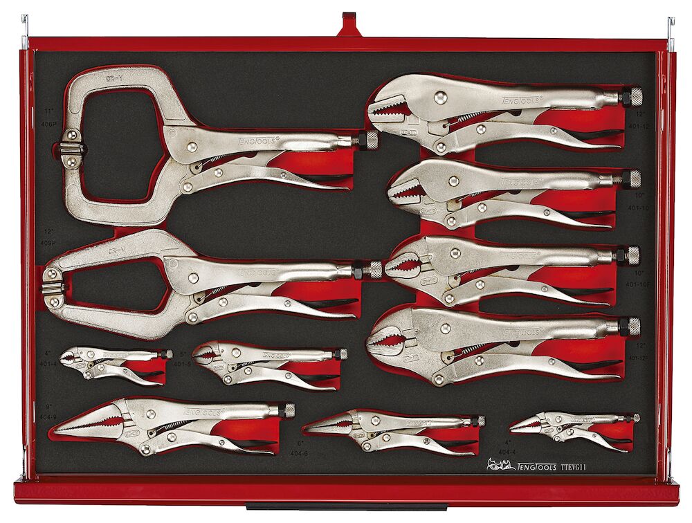 Teng Tools TKS53R1133F 53" PRO35™ Monster stack FOAM tool kit 1133 pieces red