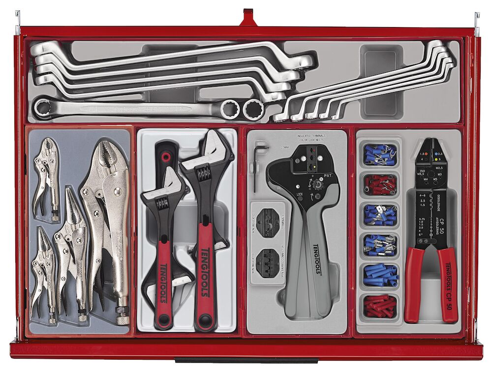 Teng Tools TKS53R1295T Monster Tool Kit 1295 Pieces Red