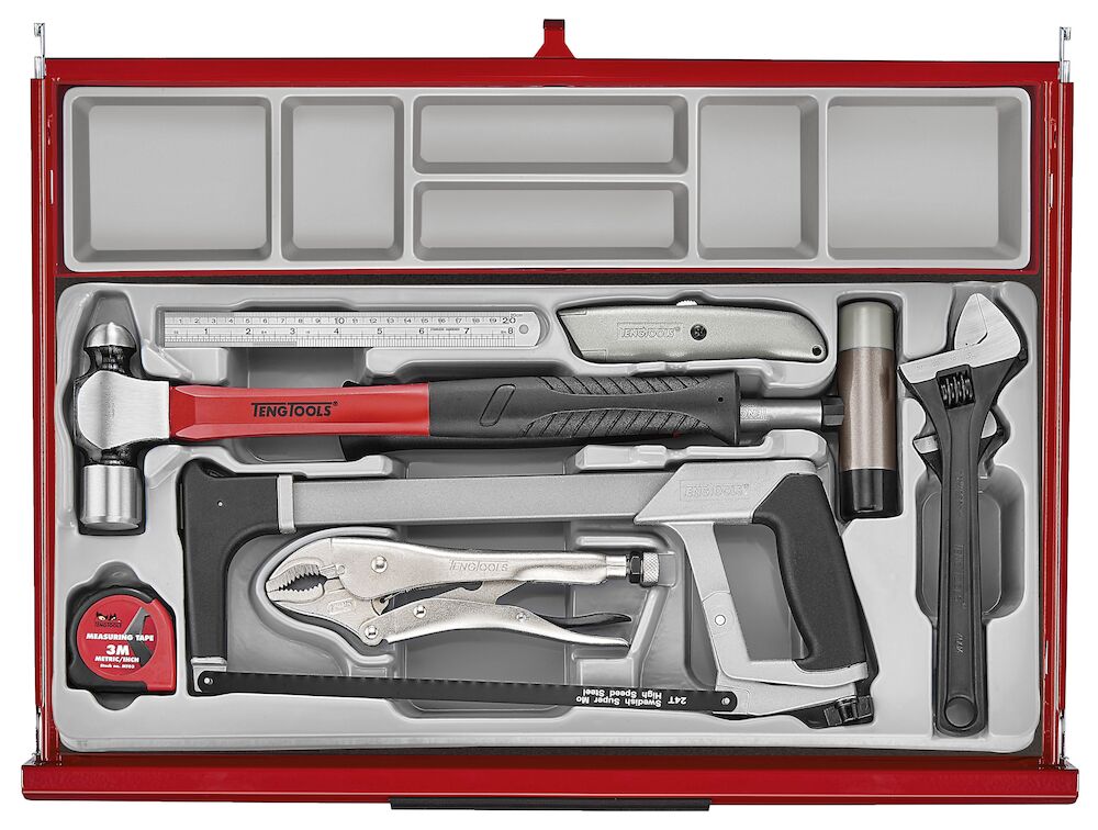 Teng Tools TKW26R516T 26" PRO35™ Roller Cabinet Tool Kit 516 Pieces Red