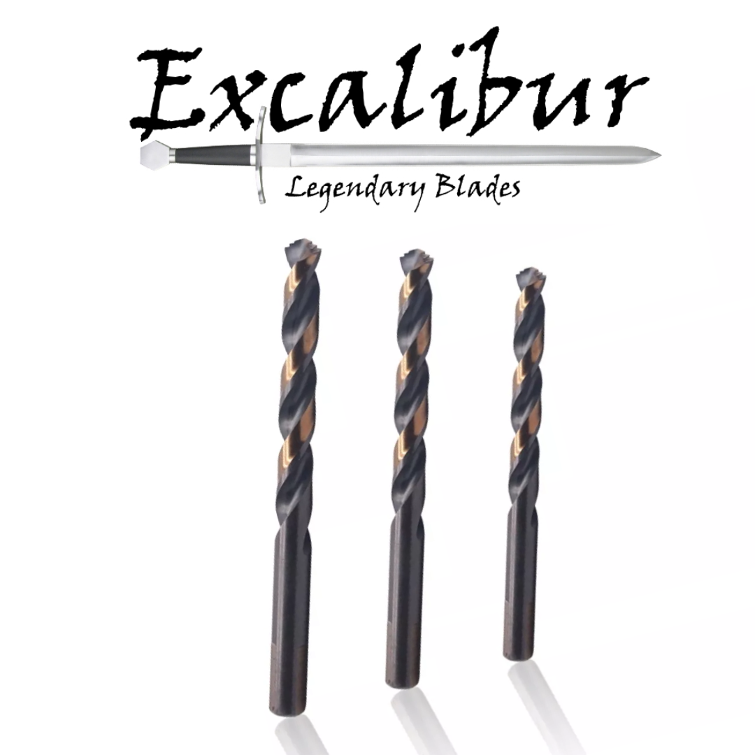 Excalibur Extreme Turboplus HSS M2 Precision Ground Cobalt Metal Drill Bits 3mm - 13mm