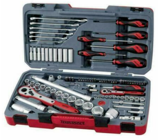 Teng Tools Socket Set + Spanners TM095 - 1/2" Drive