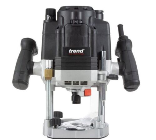 Trend T8EK Router 1/2" X 2200W Variable Speed Plunge Router 240V (inc Case)