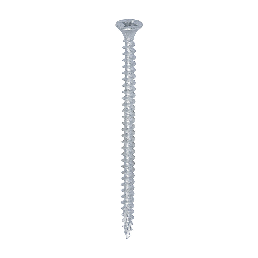 C2 Exterior Strong-Fix Multi-Purpose Premium Screws - PZ - Double Countersunk - Silver, 4.0 x 70