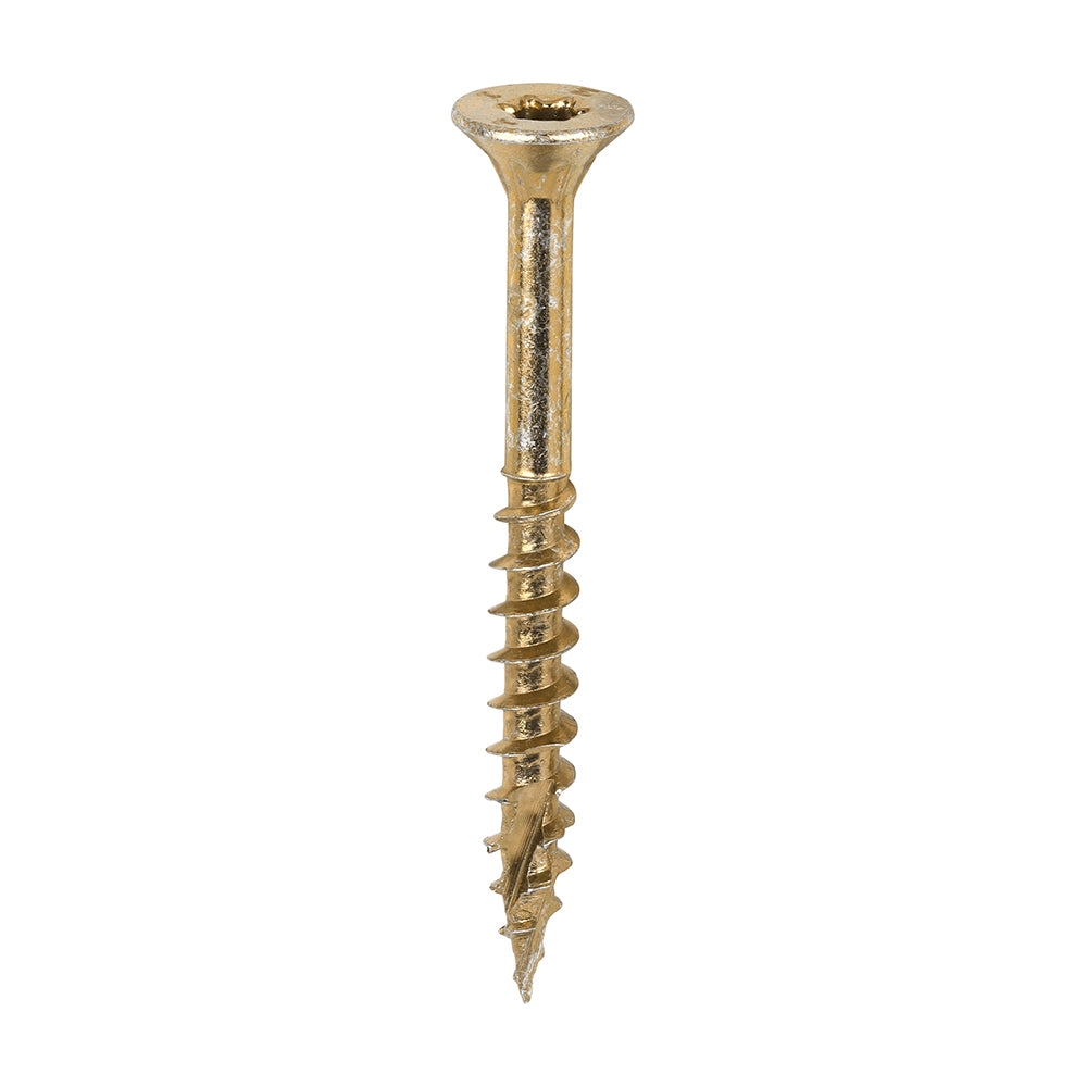 C2 Clamp-Fix Multi-Purpose Premium Screws - TX - Double Countersunk - Yellow, 5.0 x 50