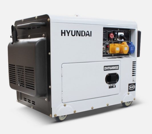 Hyundai Grade A DHY6000SE 5.2kW ?Silent? Standby Diesel Generator ECO AVR
