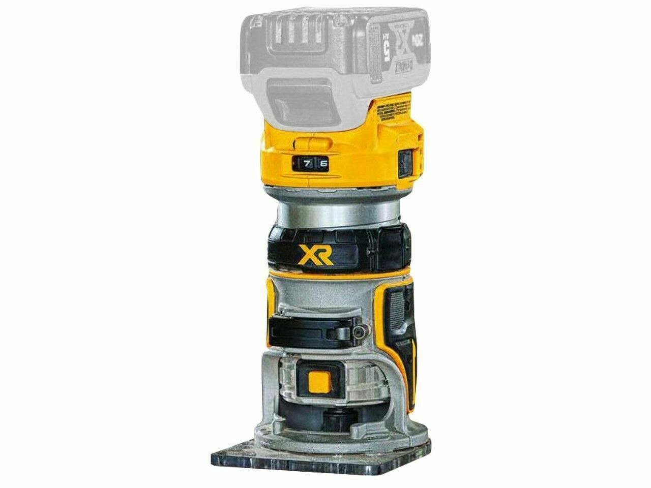 DeWalt DCW604NT 18V XR Brushless ¼" Router With Fixed & Plunge Bases