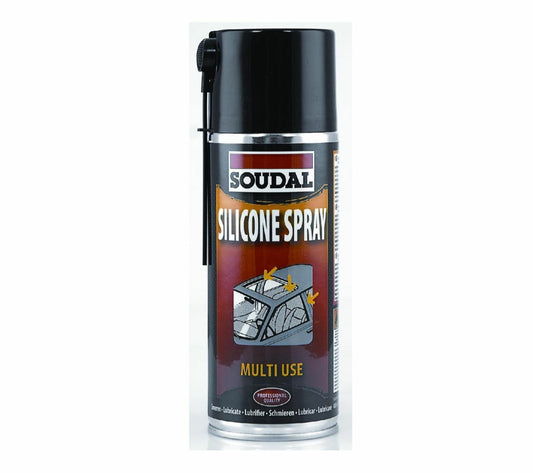 Silicone Spray Soudal 400ML OIL LUBRICATING ELECTRIC INSULATING RUST CORROSION