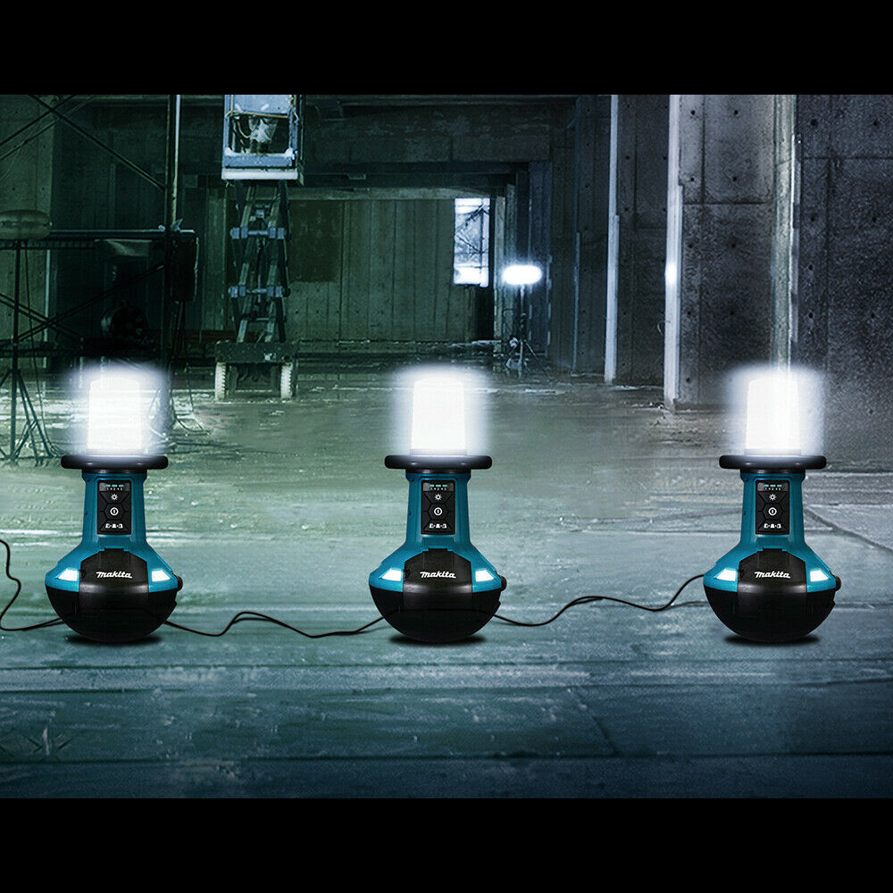 Makita DML810/2 18V LXT Li‑Ion Cordless Self Righting 5500 Lumen LED Site Light