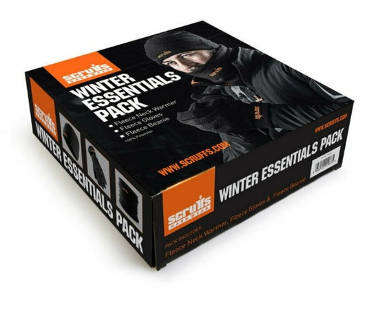 Scruffs T54875 Winter Essentials Pack Fleece Hat, Neck Warmer and Gloves BAY4