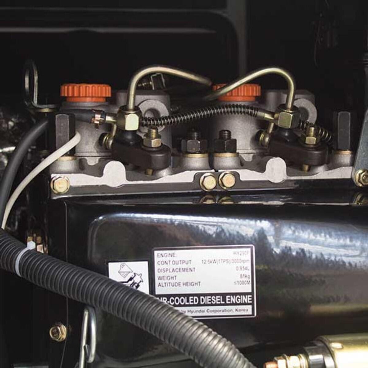 Hyundai DHY12500SE Silenced Diesel Generator 230V/10kW