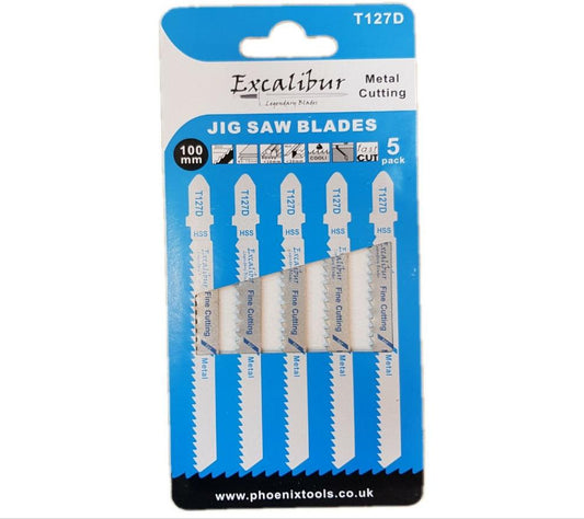 Excalibur Jigsaw Blades For Wood T127D Up Cut Fast Metal Cutting x 1 Pack 5
