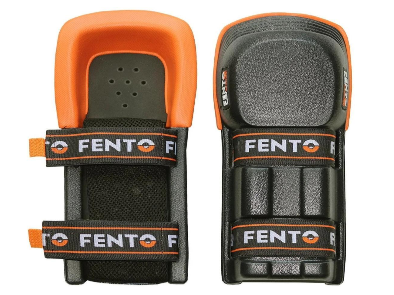 Fento Max Knee Pad - Black/Orange OSFA PPE 35277