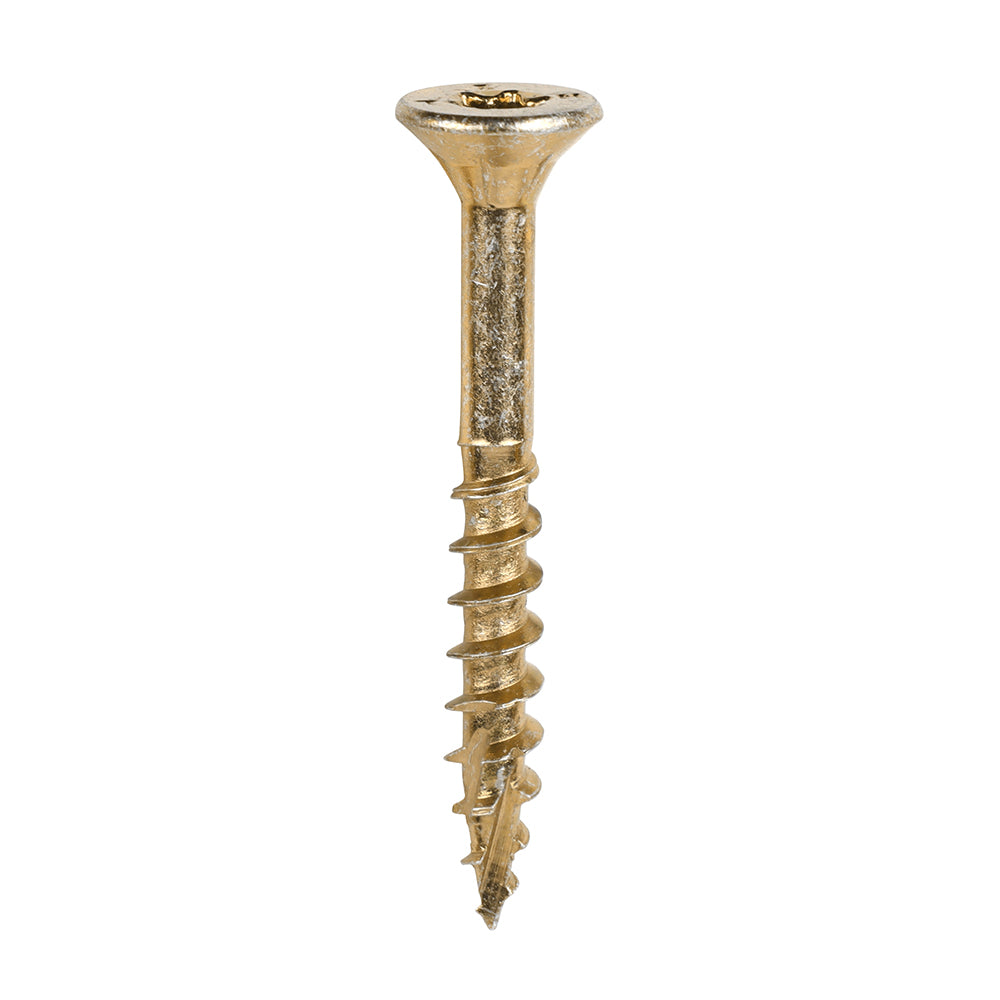 C2 Clamp-Fix Multi-Purpose Premium Screws - TX - Double Countersunk - Yellow, 6.0 x 50