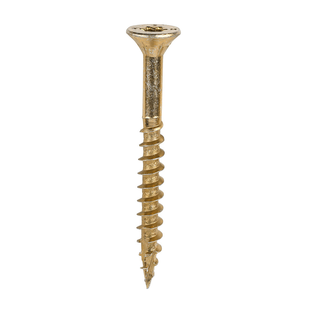 C2 Clamp-Fix Multi-Purpose Premium Screws - TX - Double Countersunk - Yellow, 6.0 x 60