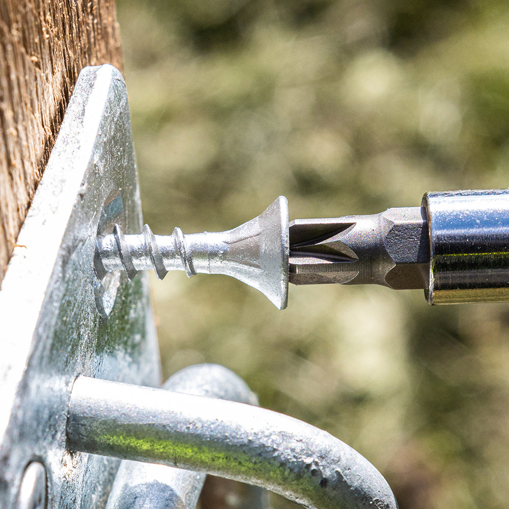 C2 Exterior Strong-Fix Multi-Purpose Premium Screws - PZ - Double Countersunk - Silver, 6.0 x 100