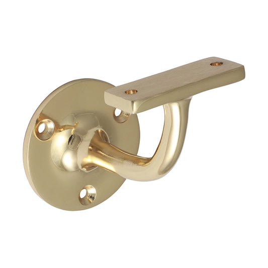 Handrail Bracket - Electro Brass