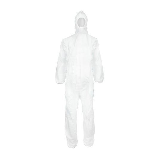 Cat III Type 5/6 Coverall - High Risk Protection - White, Medium