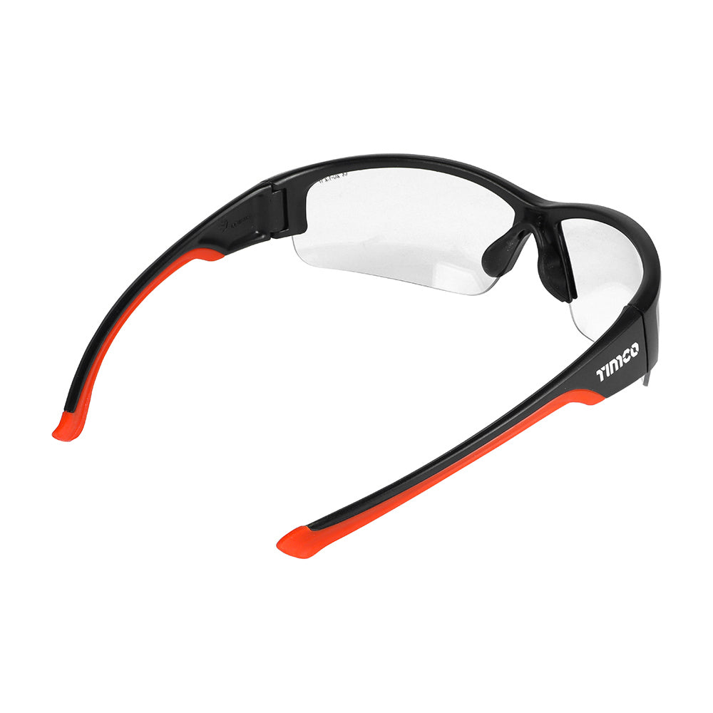 Premium Safety Glasses - Clear, One Size