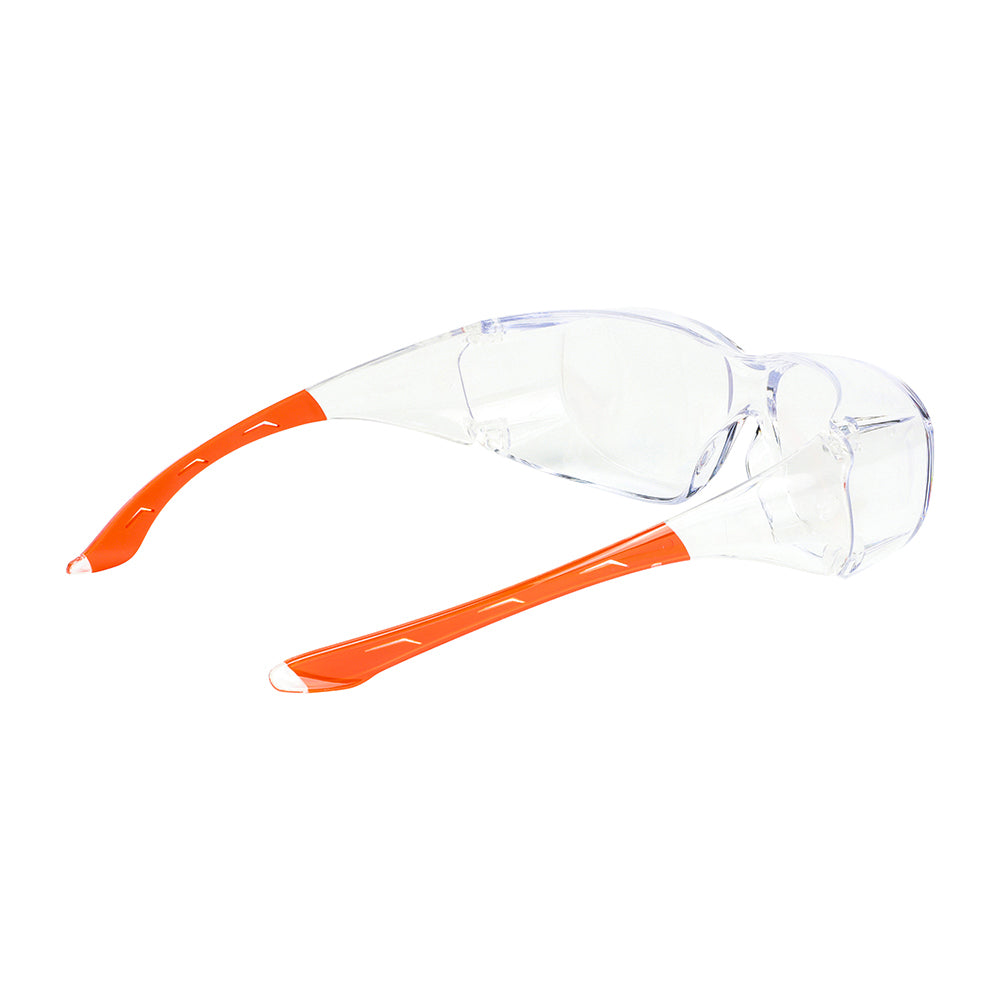 Slimfit Overspecs Safety Glasses - Clear, One Size