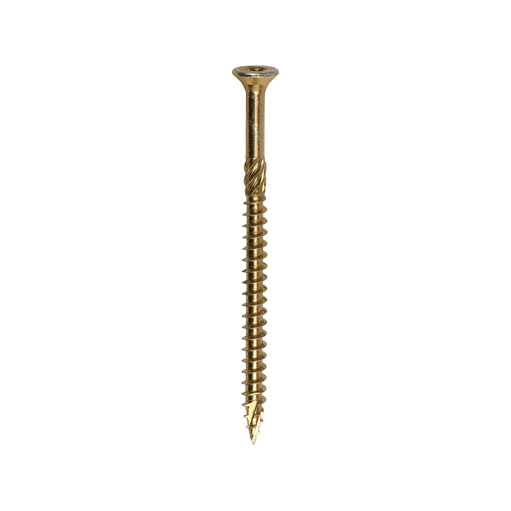 C2 Clamp-Fix Multi-Purpose Premium Screws - TX - Double Countersunk - Yellow, 8.0 x 120