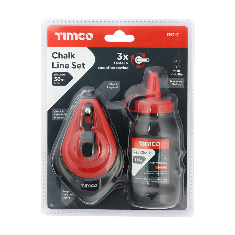 Chalk Line Set, 30 x 115g