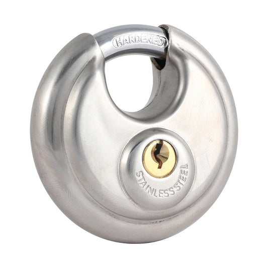 Disc Padlock - A2 Stainless Steel