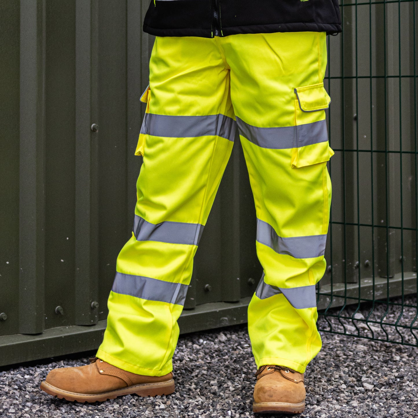 Hi-Visibility Executive Trousers - Yellow, XX Large