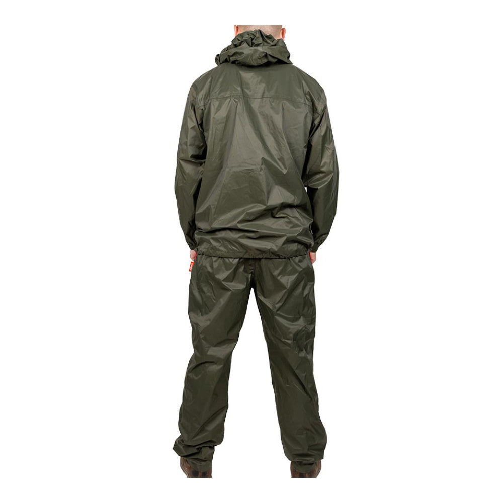 Rain Jacket & Trousers - Green, Medium