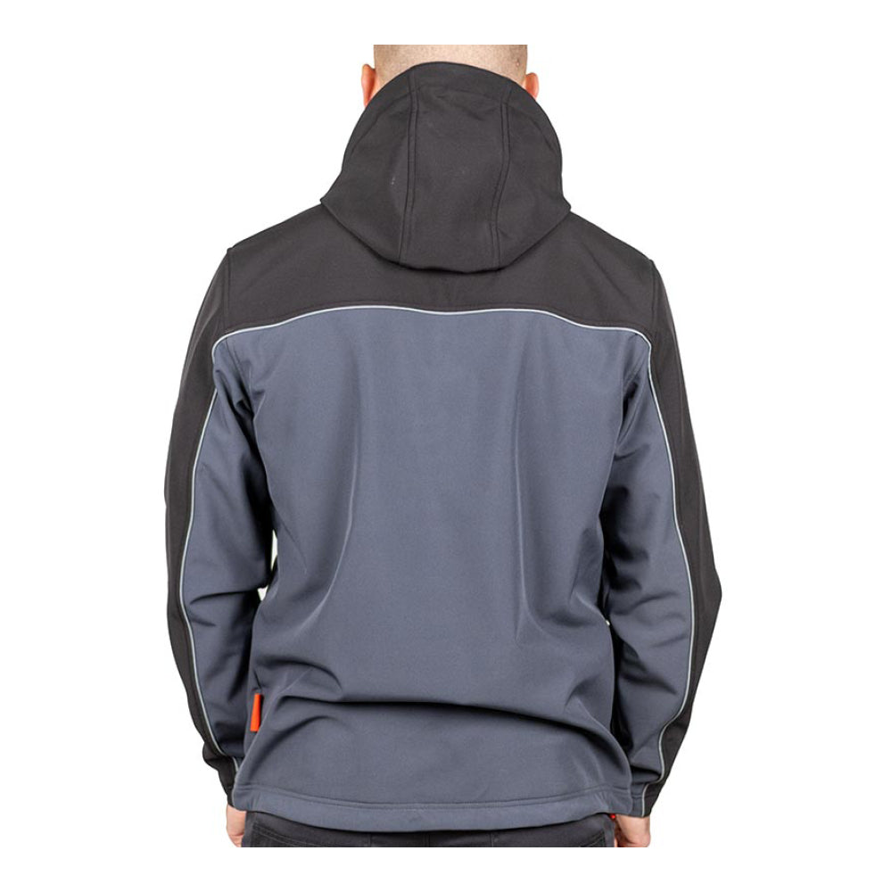 Soft Shell Jacket - Grey/Black, Large