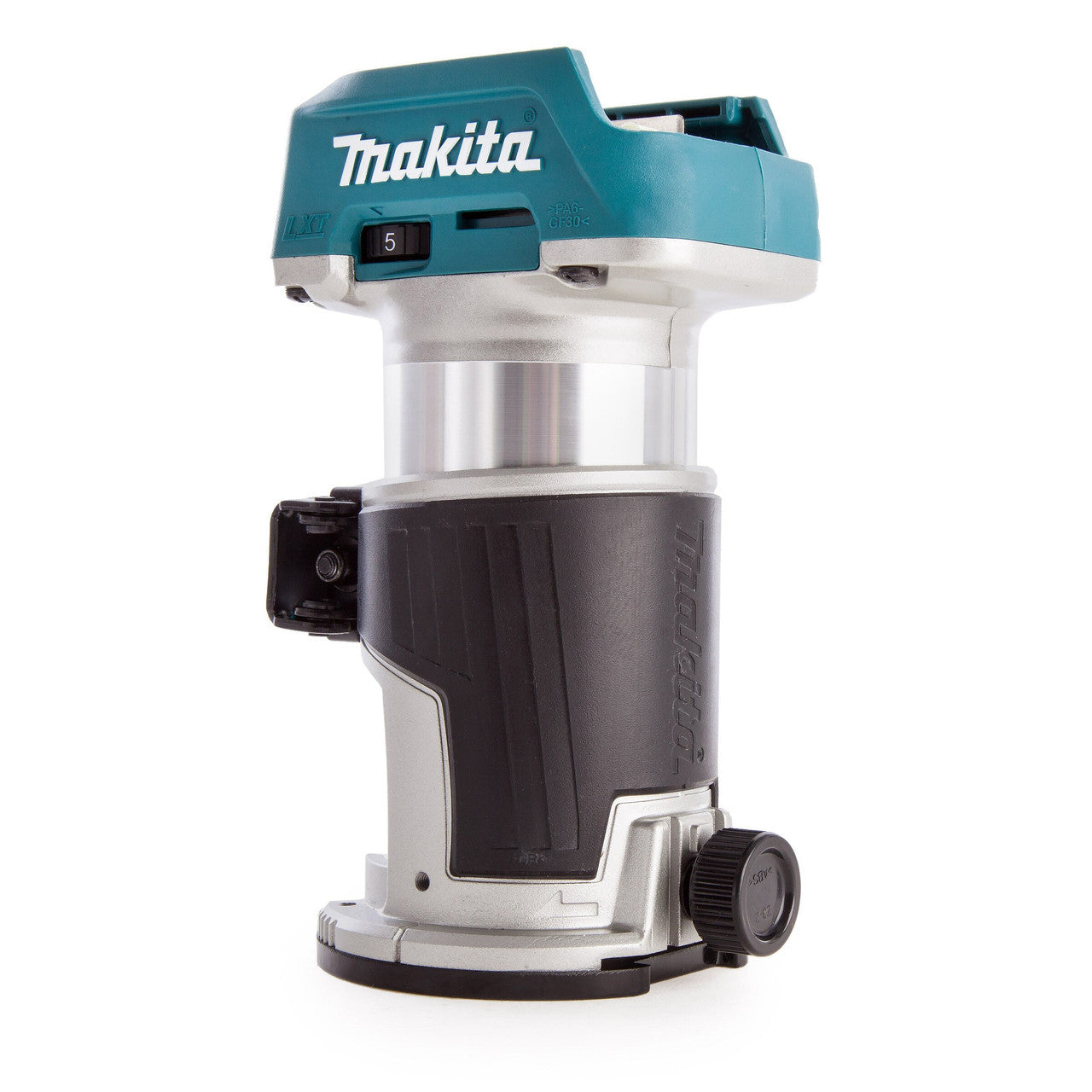 Makita DRT50ZJX3 18V LXT 1/4" Brushless Router/Trimmer with 4 Bases & 2 Guides (Body Only)
