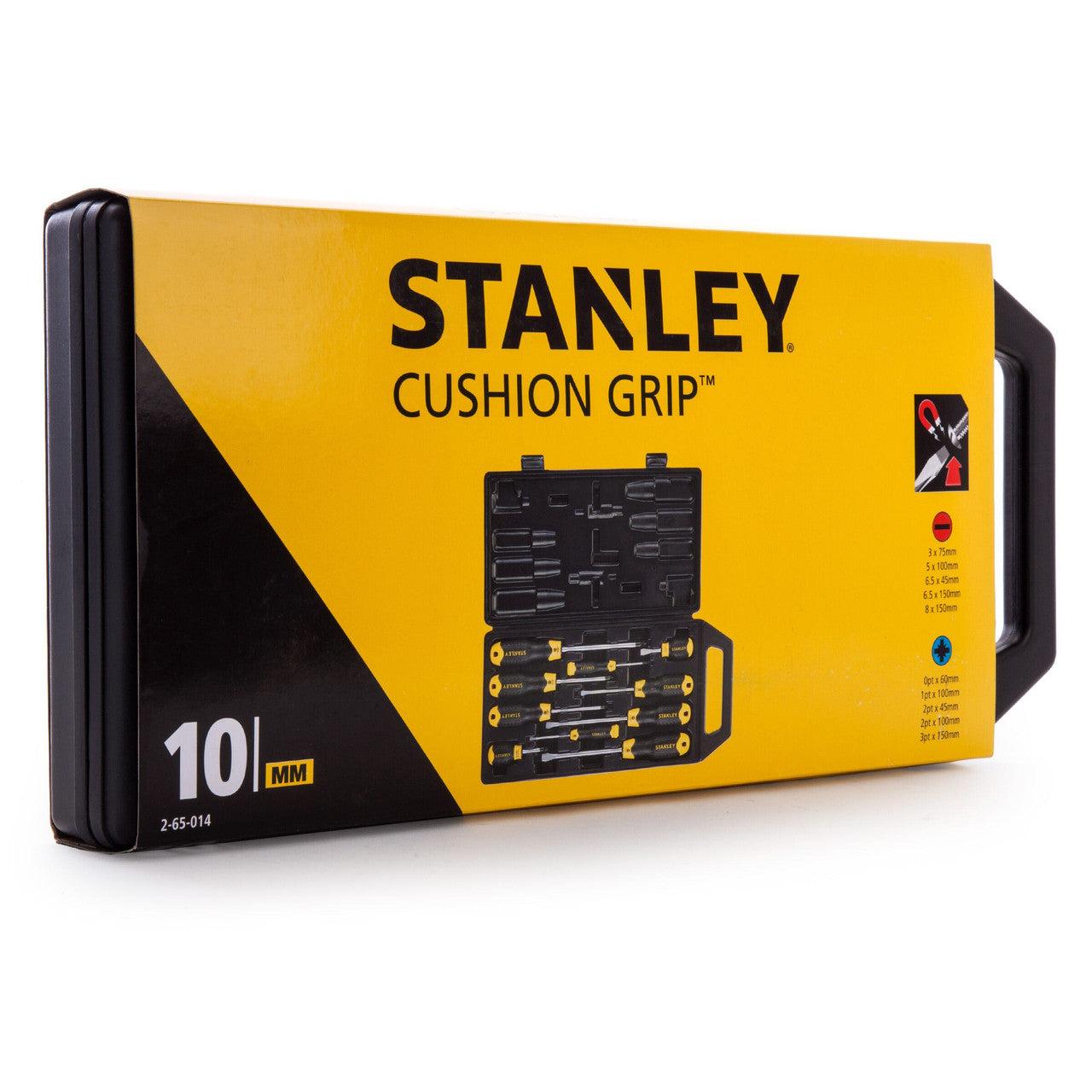 Stanley 2-65-014 Cushion Grip Flared/Pozi Screwdriver Set (10 Piece)