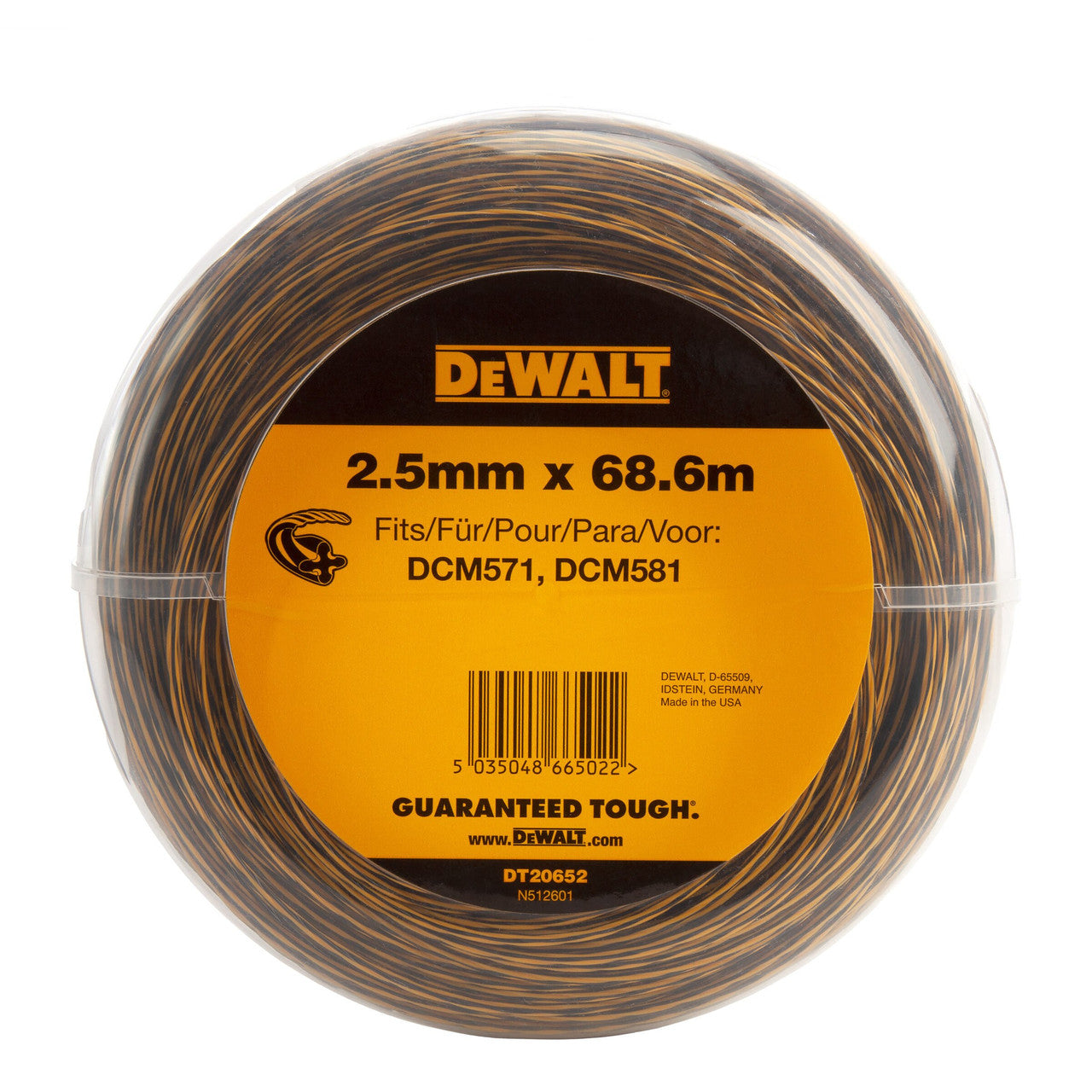 Dewalt DT20652 String Trimmer Line 2.5mm x 68.6m